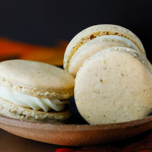 Pumpkin Spice Macarons