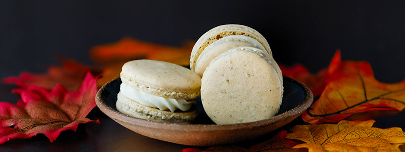 Pumpkin Spice Macarons