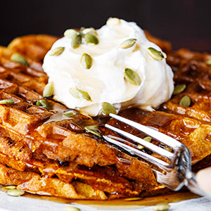 Amoretti Pumpkin Spice Waffles