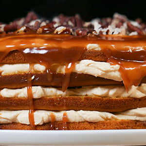 Pumpkin Caramel Torte