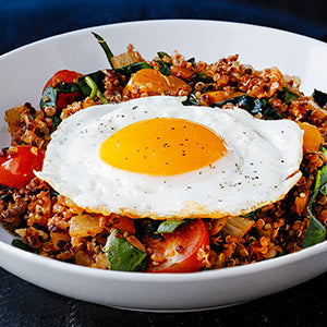 Amoretti Quinoa Breakfast Bowls with Chorizo