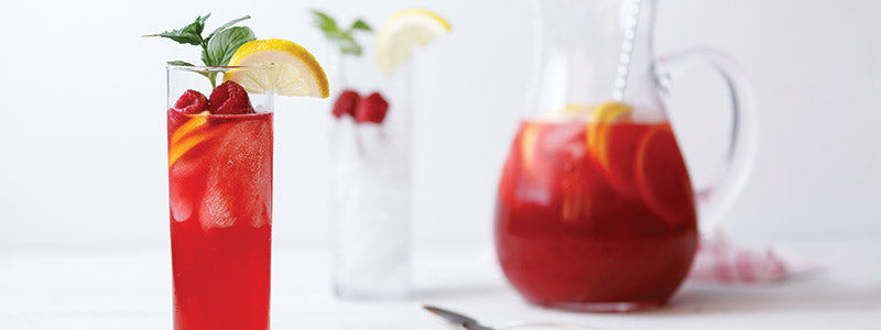 Raspberry Hibiscus Lemonade 