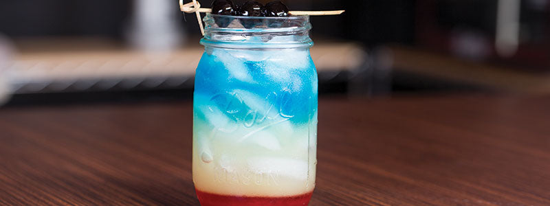 Red, White & Blue Cocktail