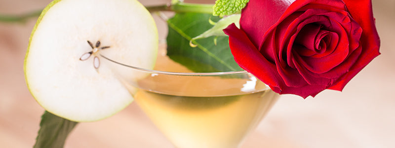 Rose-Pear Martini