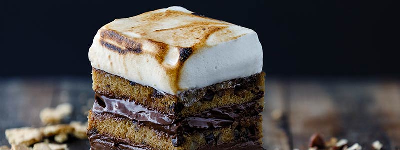 Amoretti S'mores Cake