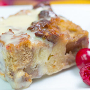 White Chocolate Cranberry Bread Pudding