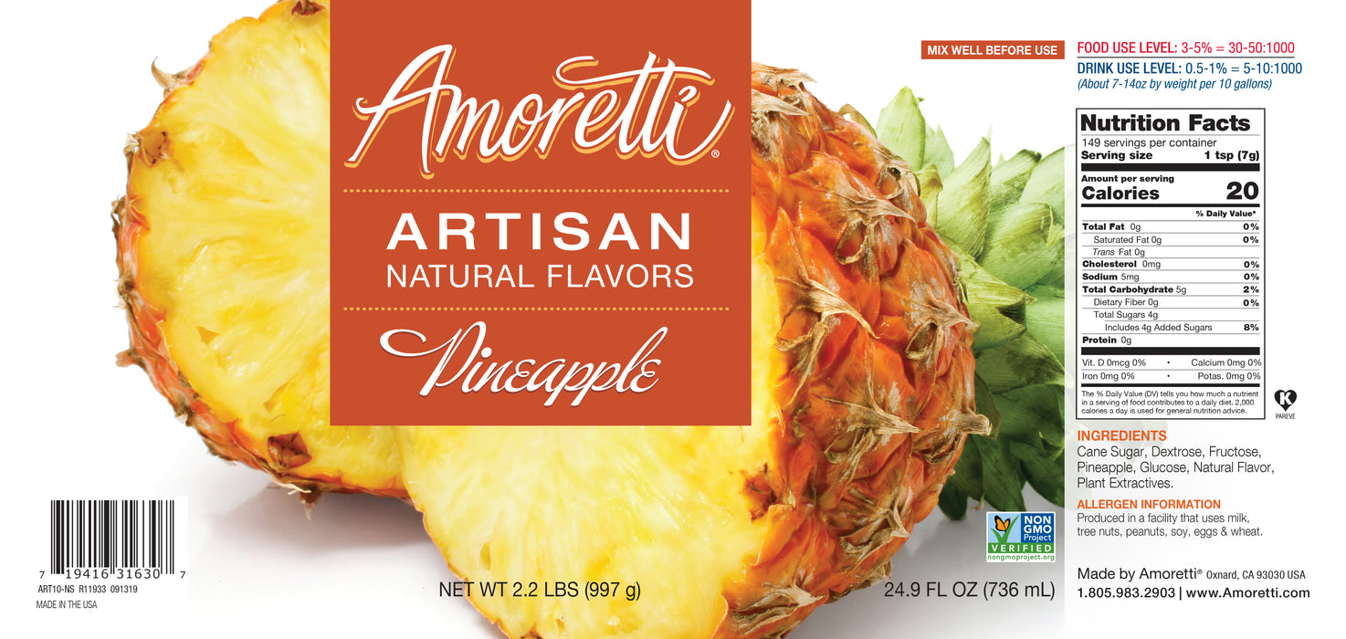 Natural Pineapple Artisan Flavor