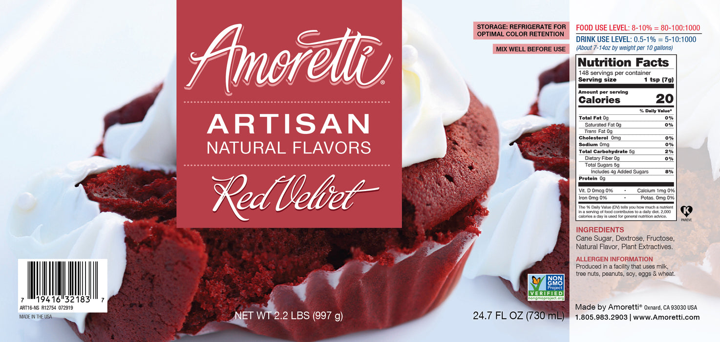 Natural Red Velvet Artisan Flavor