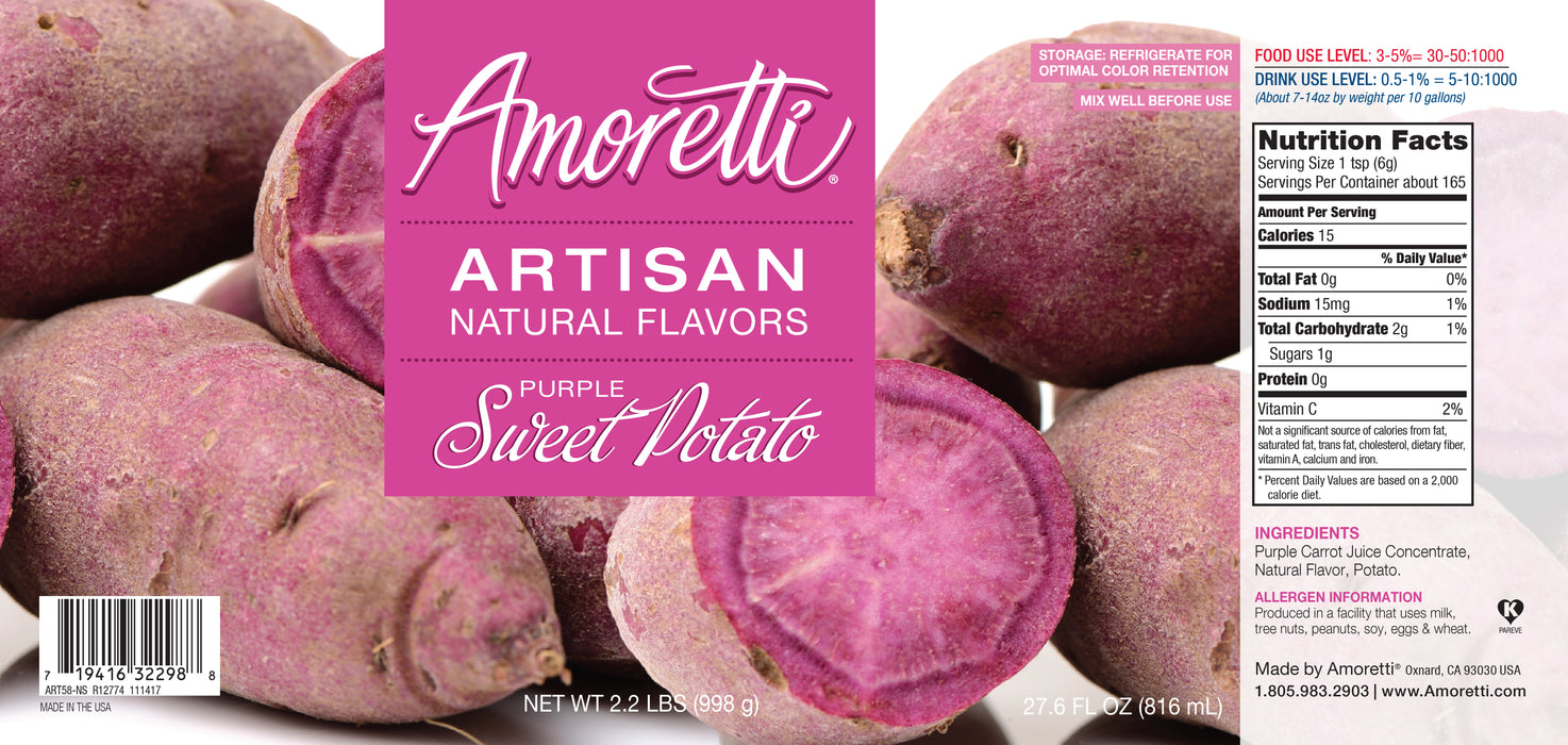 Natural Purple Sweet Potato Artisan Flavor