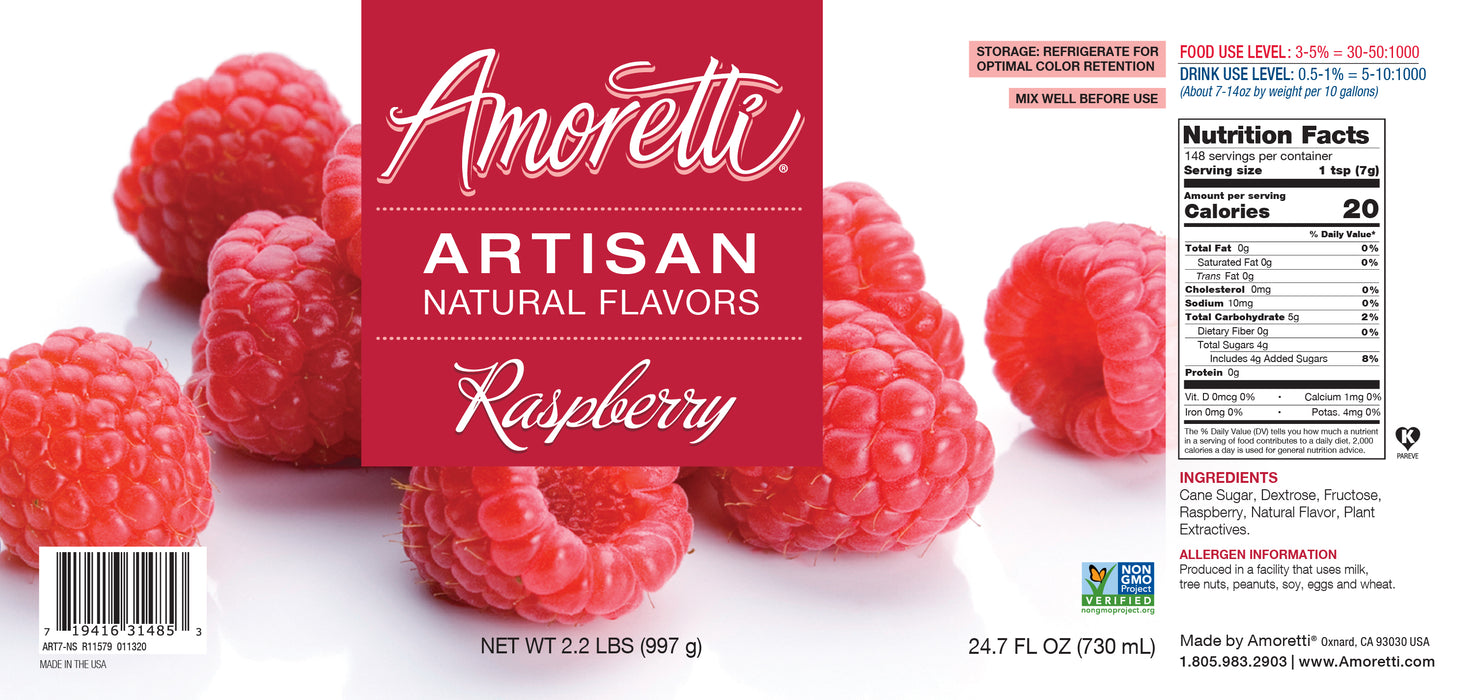 Natural Raspberry Artisan Flavor